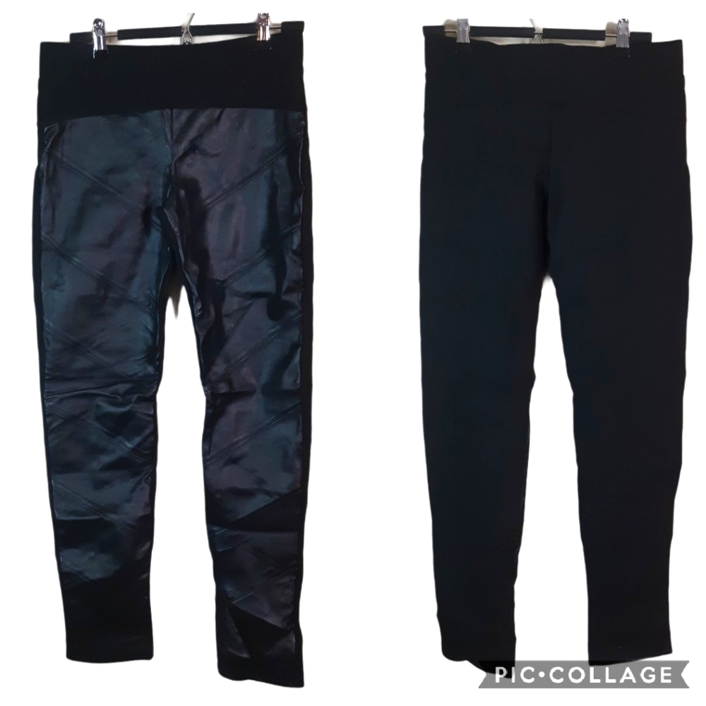 3R streetwear | quality faux leather moto leggings